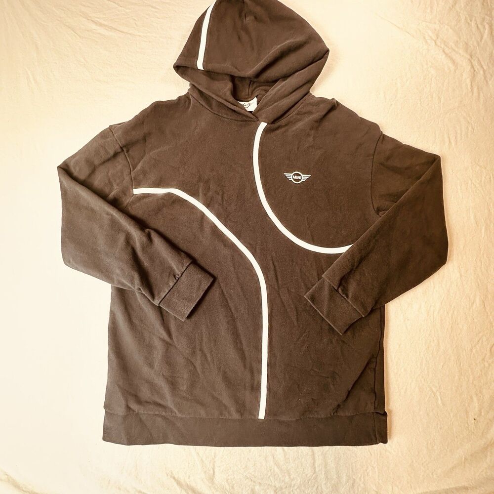 Mini Cooper BMW Men’s L Black Hoodie Logo Cotton